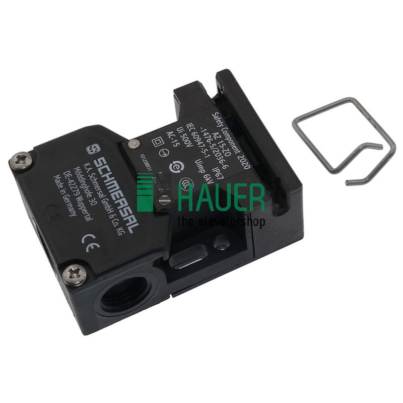 Safety switch with separated actor (AZ15ZO-1476-5/2036-6)