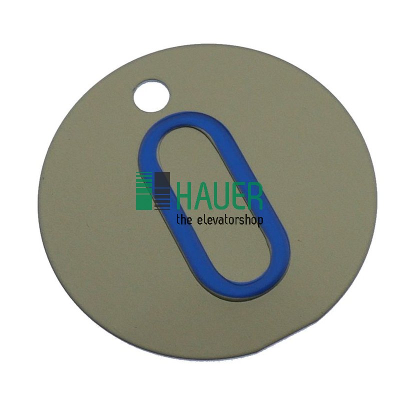 Imprint-plate for push button, 0