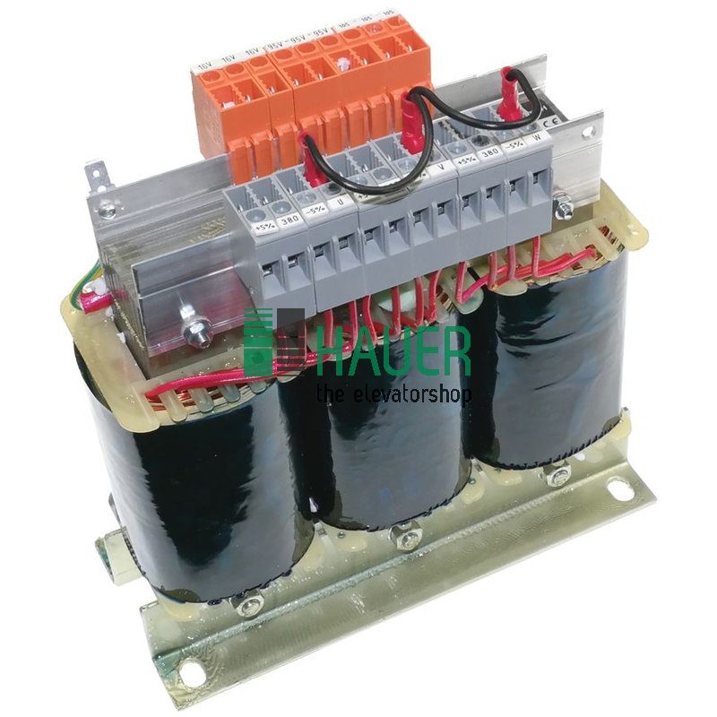 Dreiphasentransformator Typ102220/380V S: 95-105-0-16V