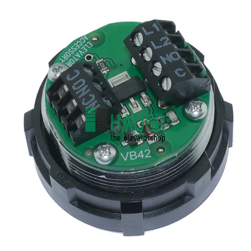 VB42 Class 3+, XI, Geh. Cr- pol., 12-30V rot, Tastpl. V2A matt, gepr. 1