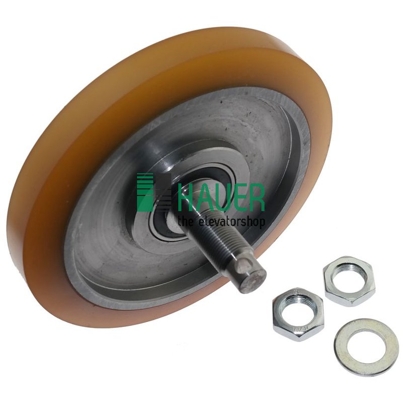 Guide roller D180, rubber lining