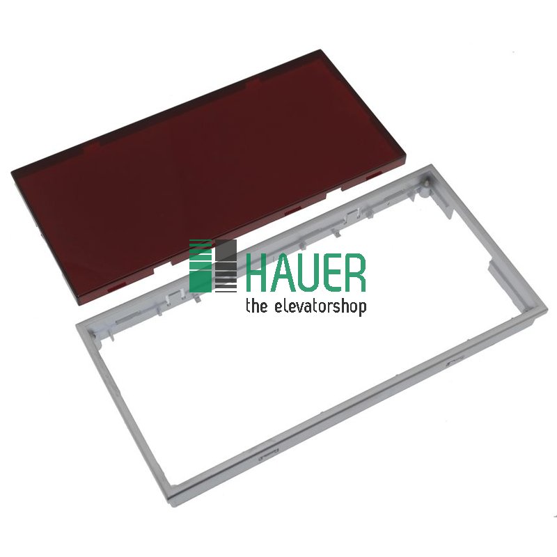 Frame 8C with cover glass red  for display