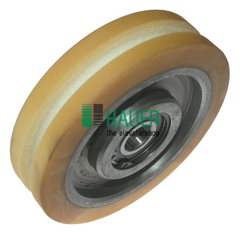 Guide roller  D125/17*30 2 bearings with 10mm groove