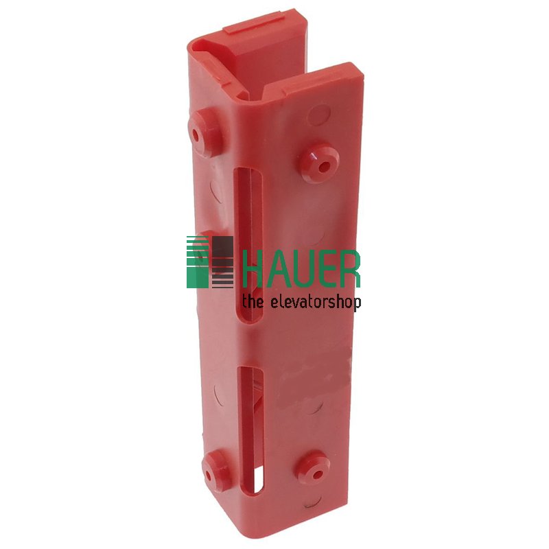Guide shoe insert red 29*30*140 , groove 10.5