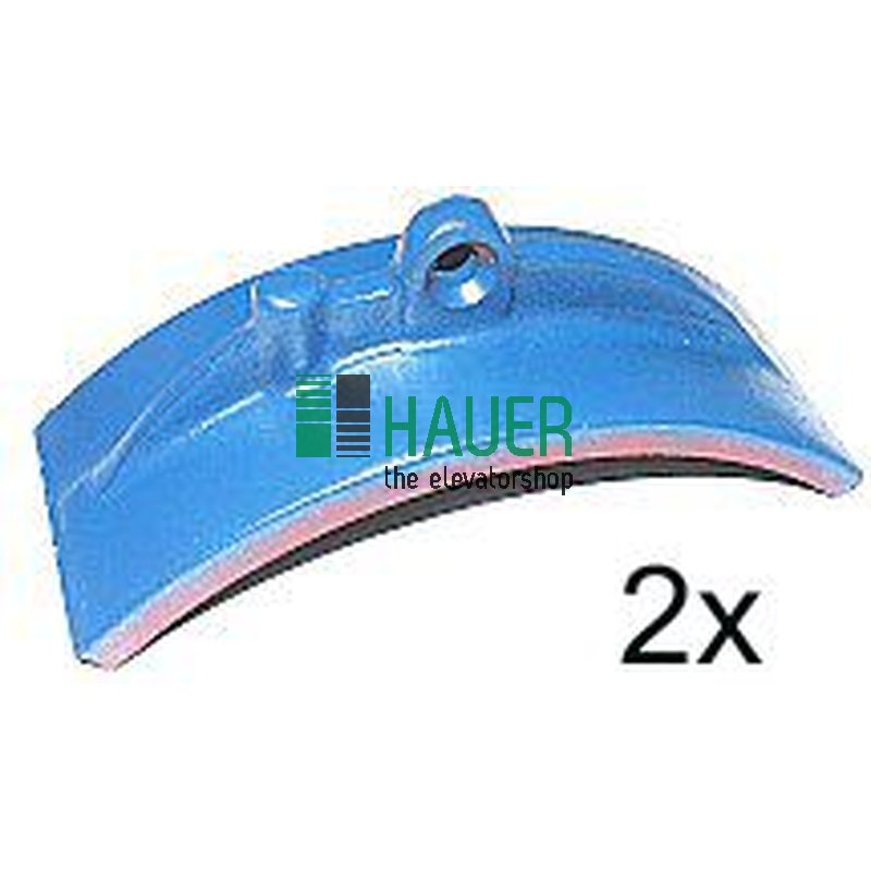 H+S, brake shoe for M300 Brake diameter 240mm (1set)