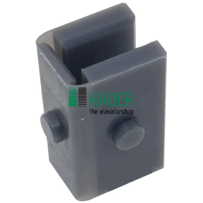 Guide shoe insert 28*23*48, groove 16.3