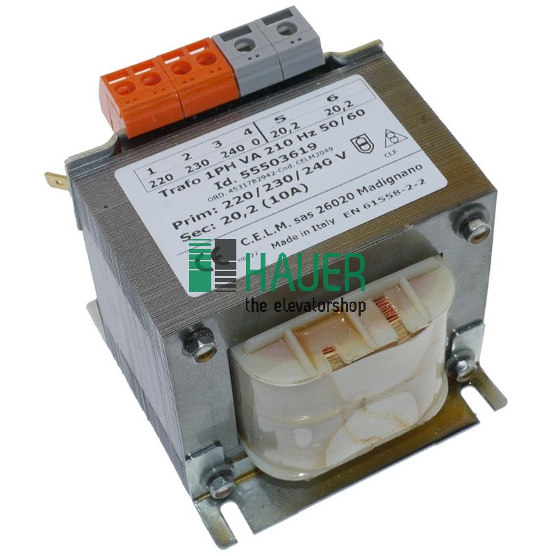 Transformator 1Ph PR 220/230/240V SK 20.2V 10A