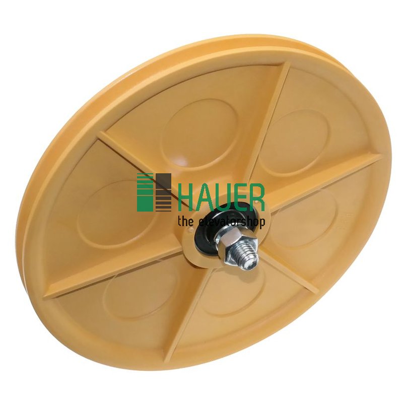 PFB, roller with 60mm axle for counter weight LK200, rope 6-6.5mm