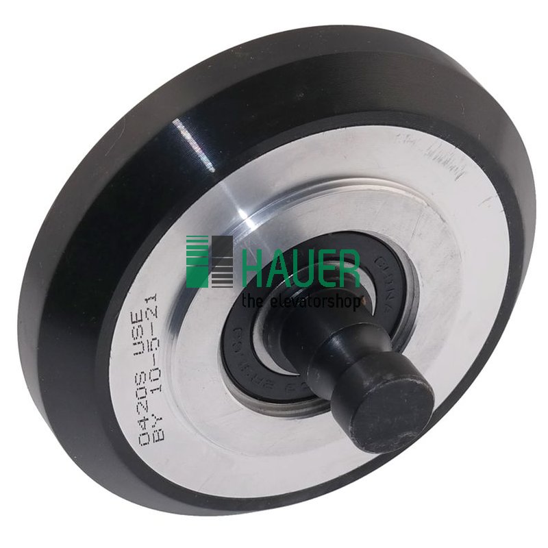 Guide roller D95 with axle, lining pu smooth