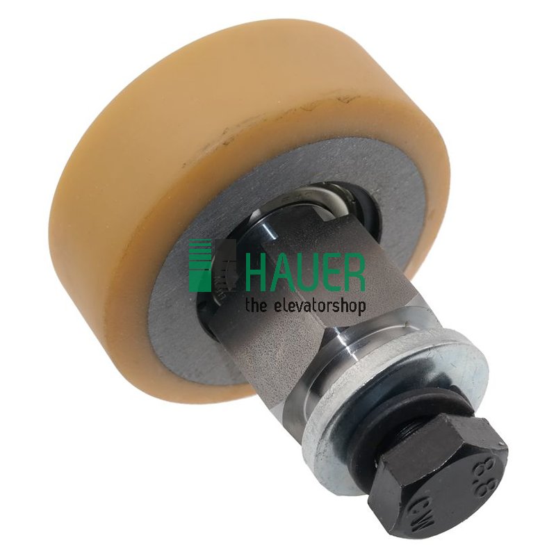 Guide roller D80/M16*31 for car Oildinamic, w. excenter