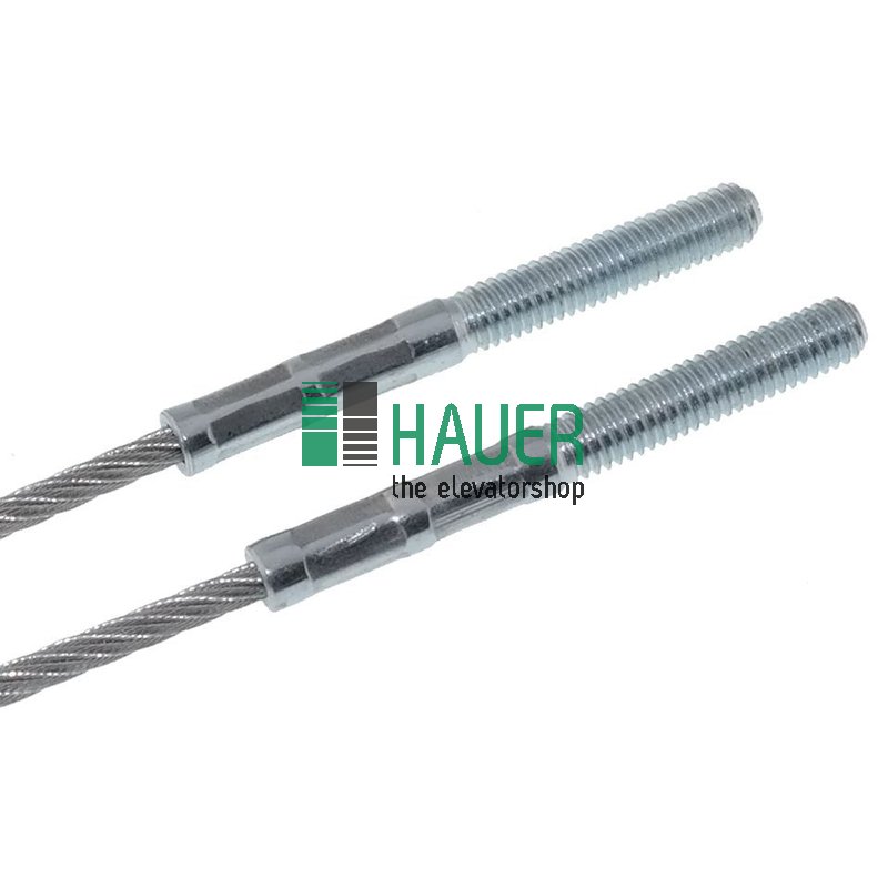 Türseil L=4388mm, Kabinentür M4TZK8F2, 4-flüglig, zentral öffnend TB=1400mm,