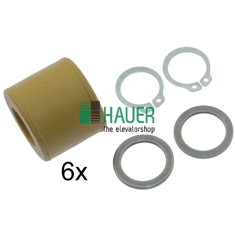 Kit coupling rubbers standard, 6 pcs.