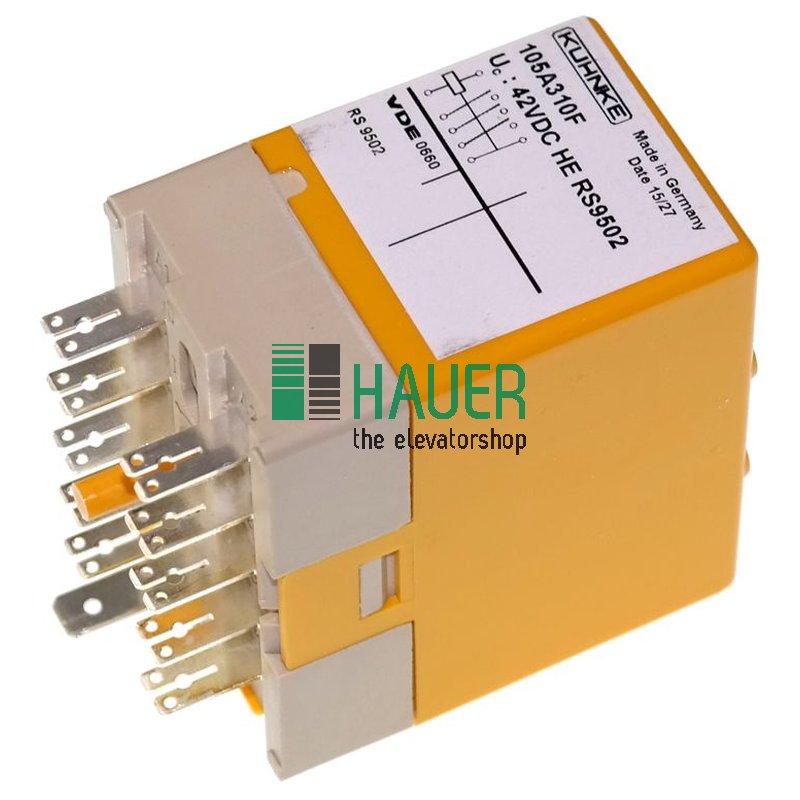 Contactor relay Kuhnke 105A310FHERS9502, 42V DC,  3NO+1NC