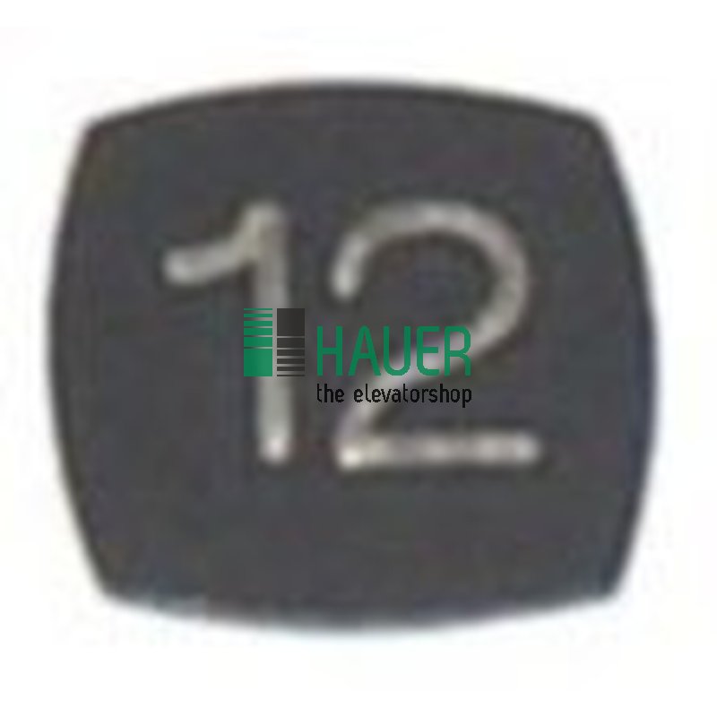 Druckplatte für Kurzhubtaster, 12 (Relief)