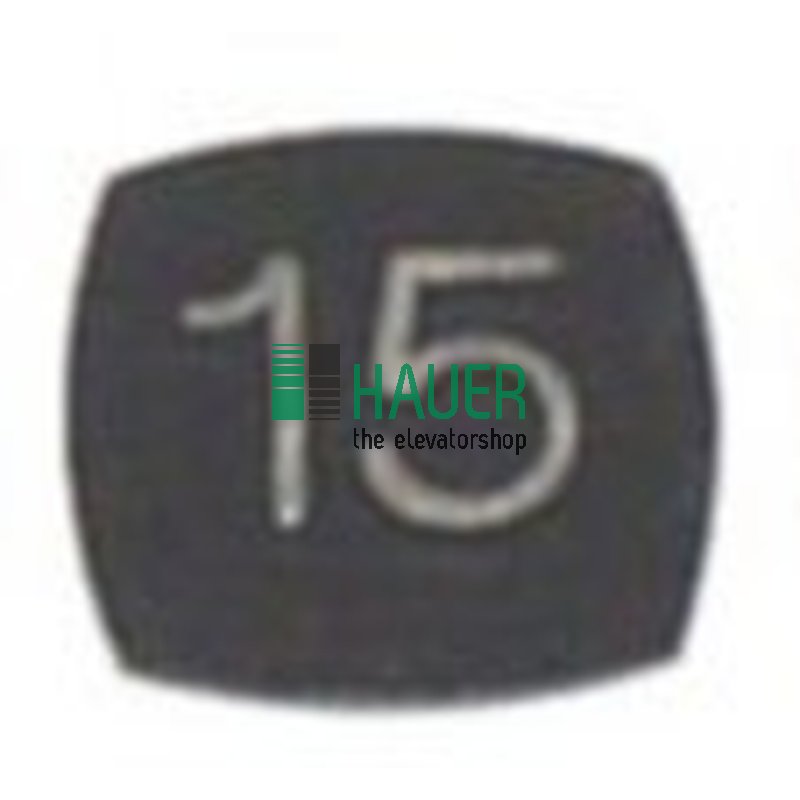 Druckplatte für Kurzhubtaster, 15 (Relief)