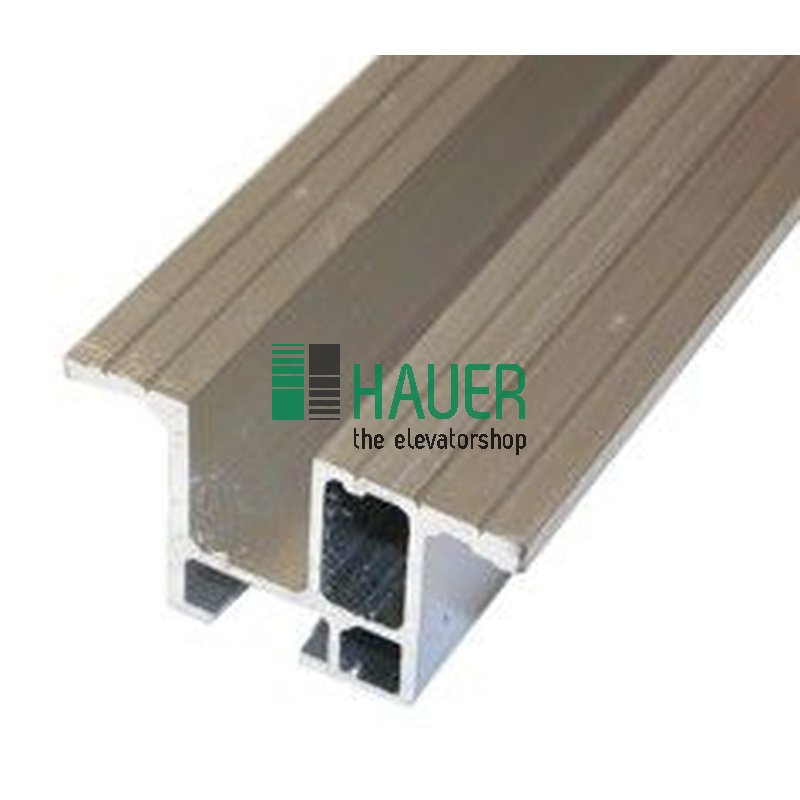 Door sill, alu, central opening, 2 panels, CO=1200