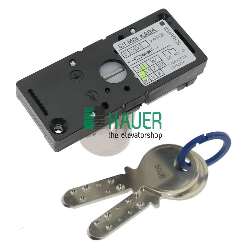 T1M28, key switch KABA, locking  5000