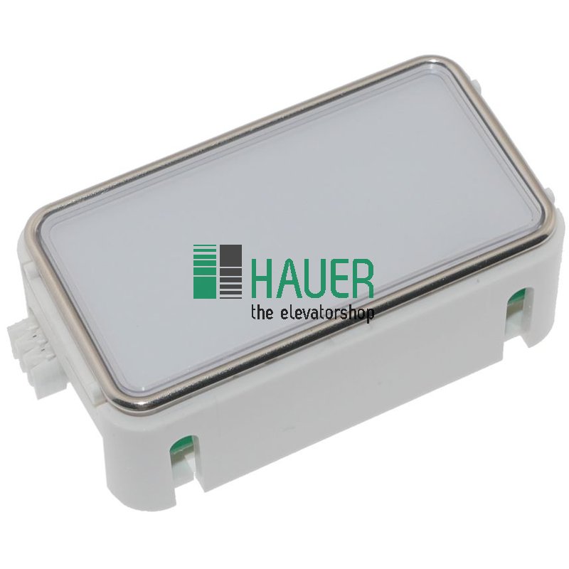 MA 6434, display nameplate, 30V white, window front clear