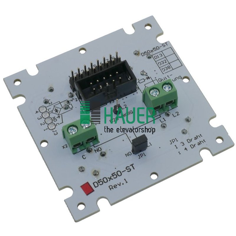 Placa de circuito impreso de pulsadores LED rojo para pulsadores DR 13, 32, 38
