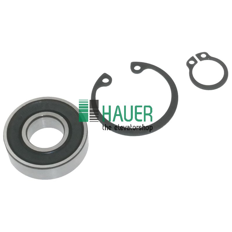 Deep-groove ball bearing with security ring QKS9