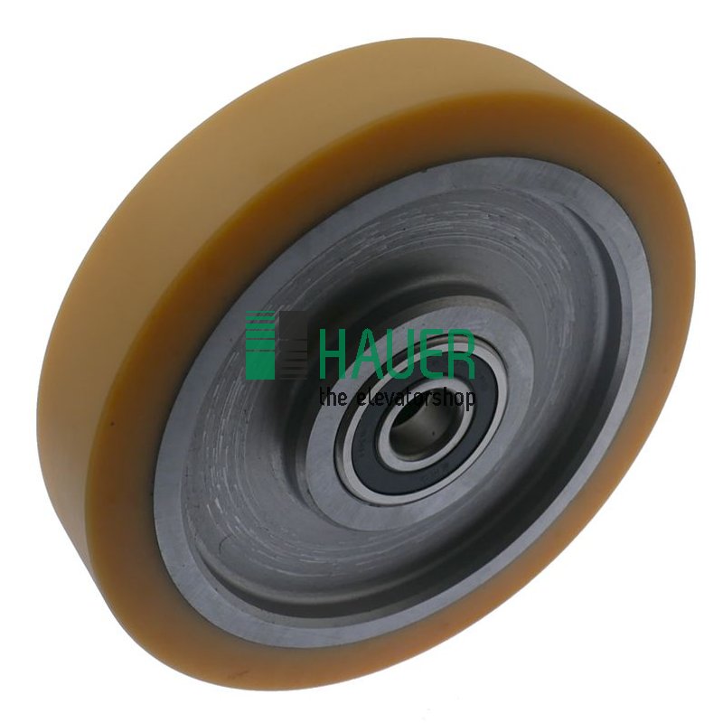 Guide roller VSL, D180/20*35, vulkollan lining, 93 shore 2 bearings