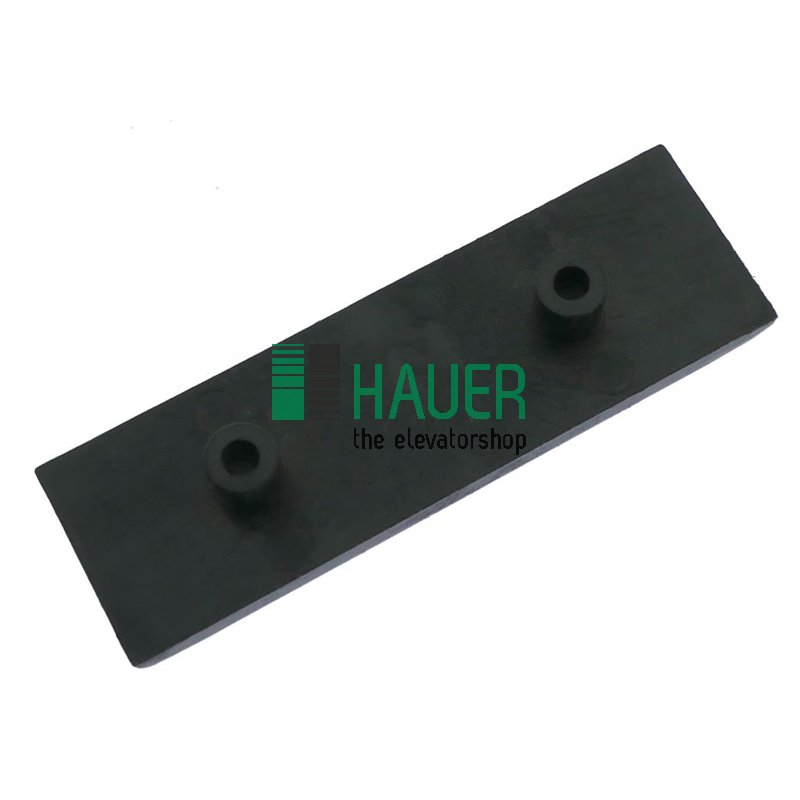 Guide shoe insert for counter weight, for triangular rail, foldable, set=8