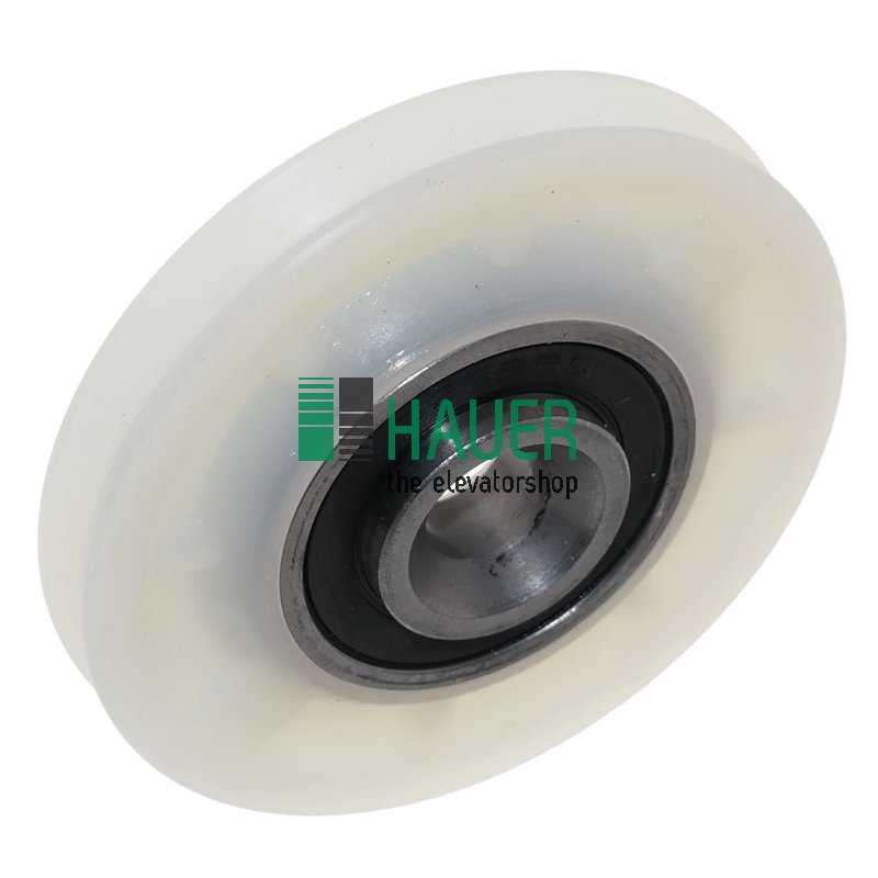 Diverting pulley for door rope D64/58