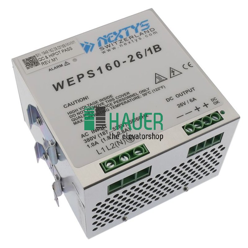 Schaltnetzgerät WEPS160 Typ C, 230/480VAC 26VDC 6A