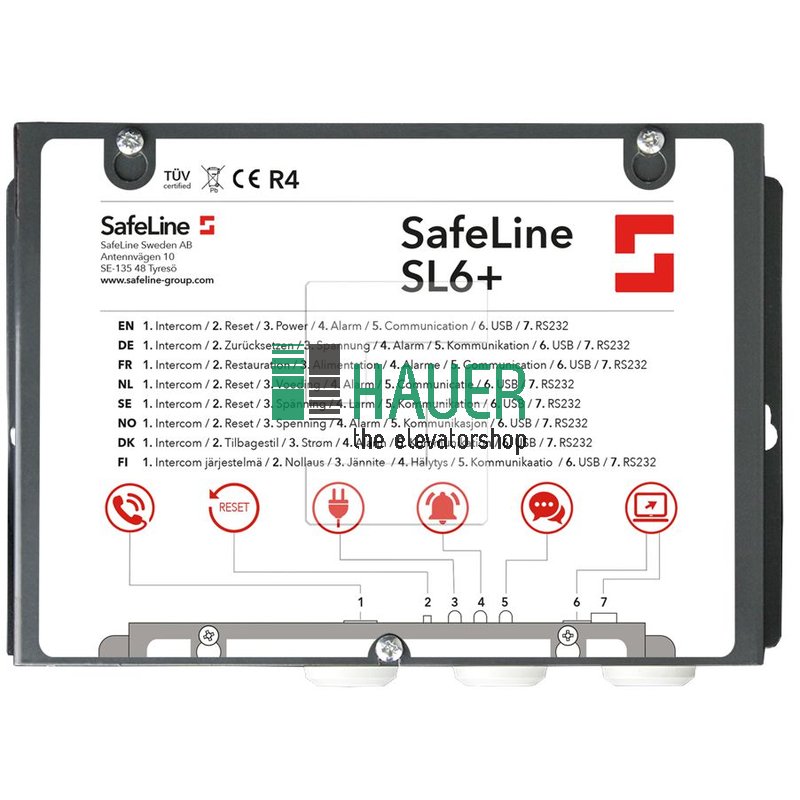 Safe Line, SL6, Haupteinheit Festnetz (PSTN)