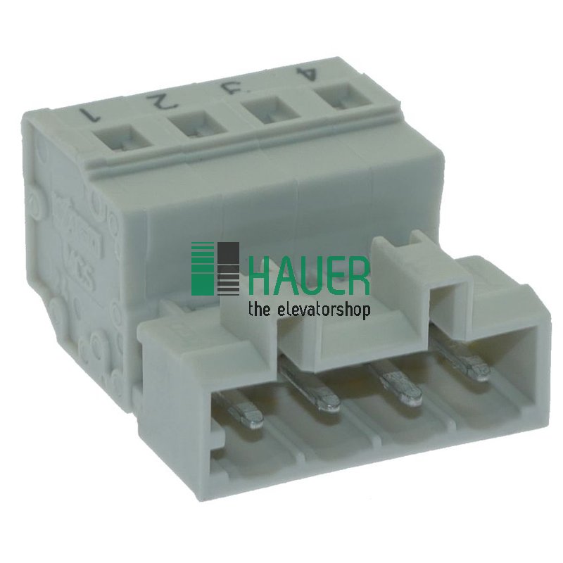 RS18, male connector, 4-poles