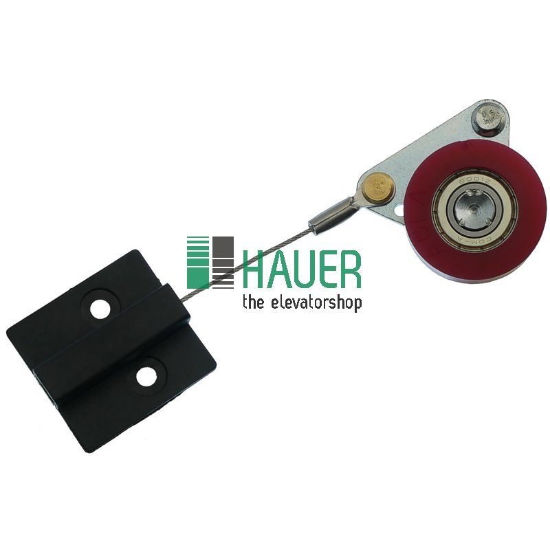 Reversing lever with roller, right