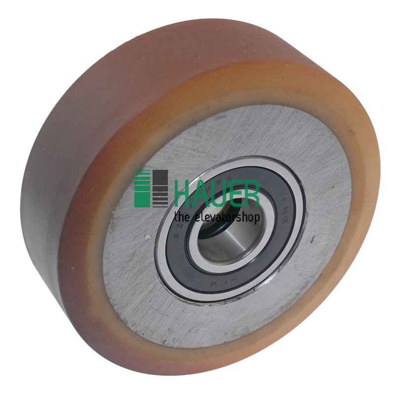 Guide roller D100/20*34, vulkollan lining, 2 bearings