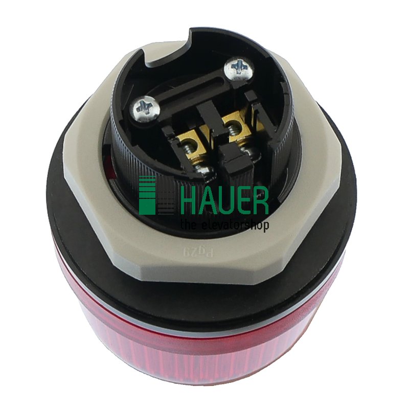Lampada lampeggiante WERMA 802.100.55, 24VDC